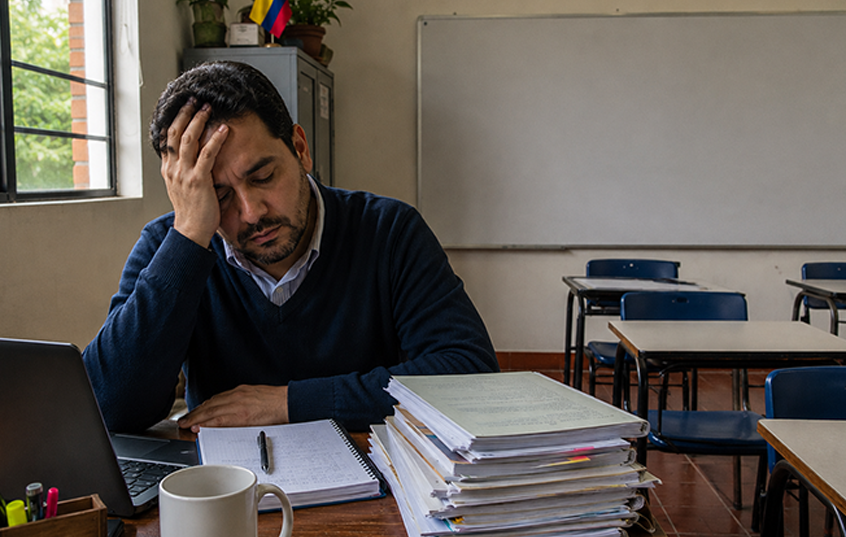 Síndrome de burnout en docentes: síntomas, causas y cómo prevenirlo en la escuela